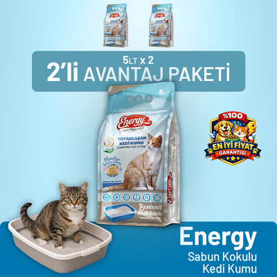 Kedi Kumu Sabun Kokulu 5 lt - 2 Adet