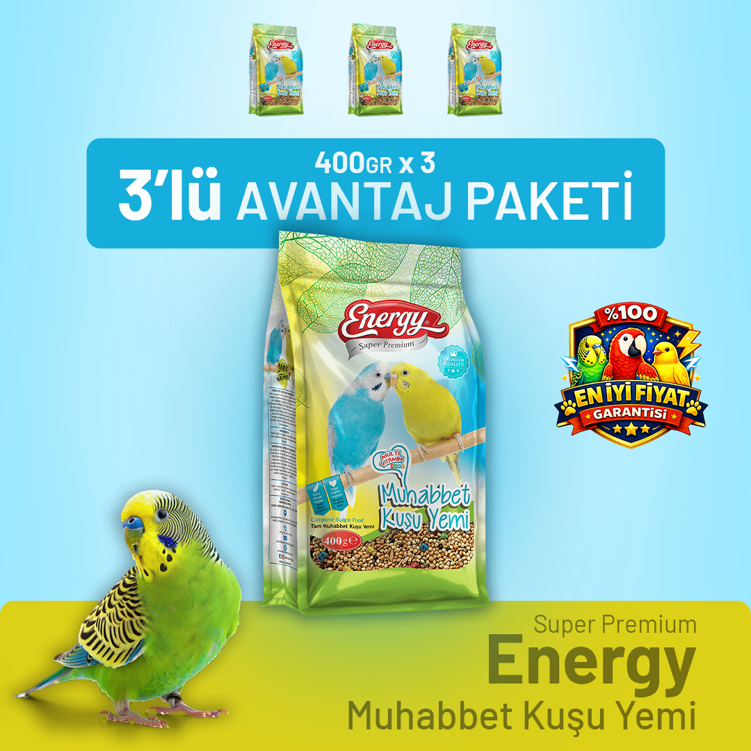 Muhabbet Kuşu Yemi 400 g - 3 Adet