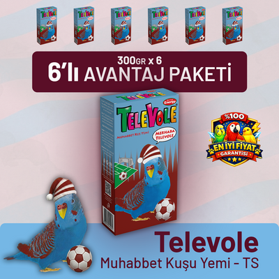 Televole Muhabbet Kuşu Yemi TS- 6 Adet