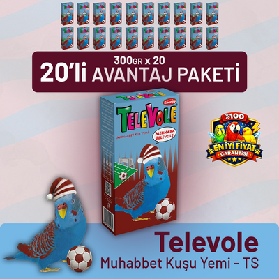 Televole Muhabbet Kuşu Yemi TS- 20 Adet